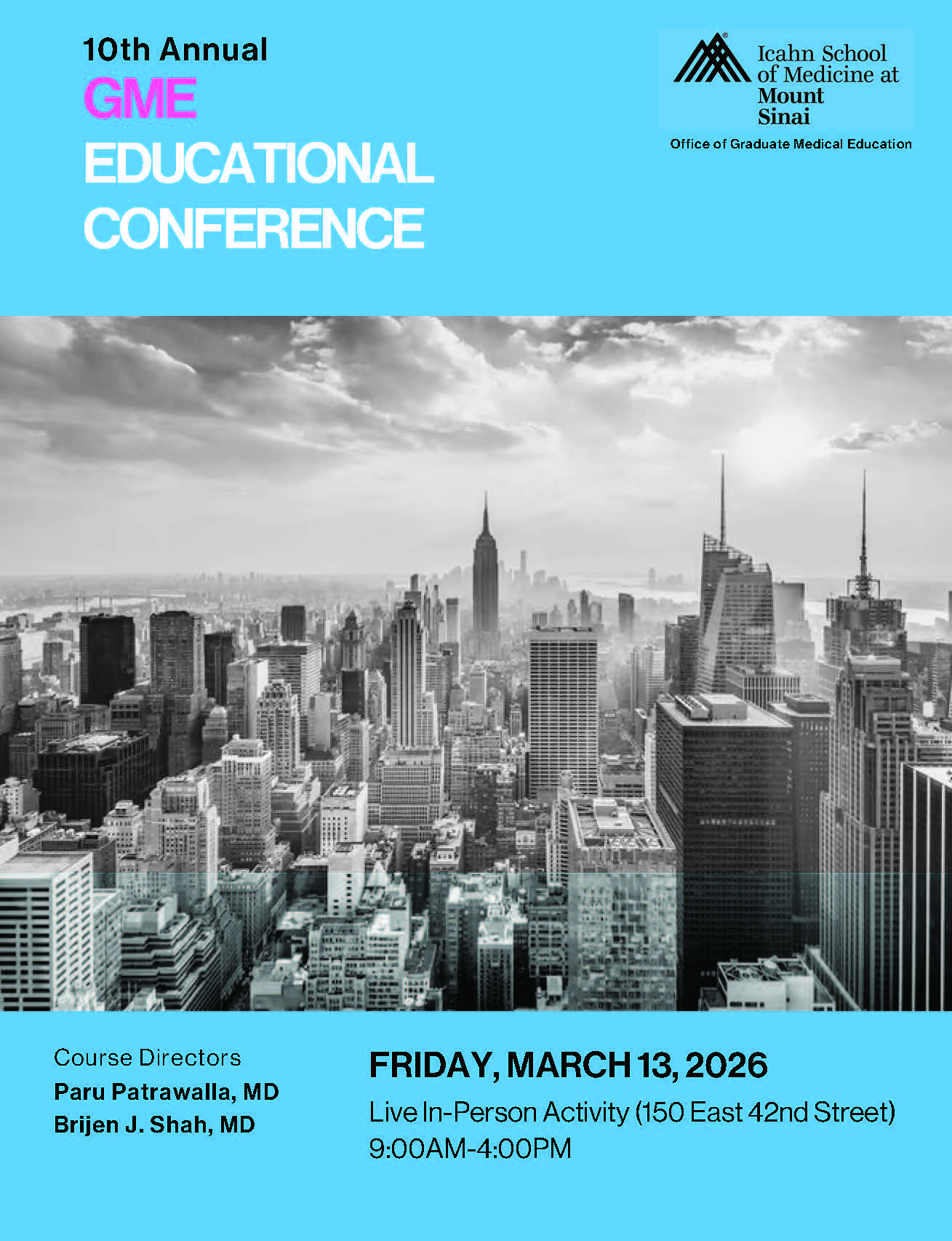 10th Annual GME Educational Conference Banner